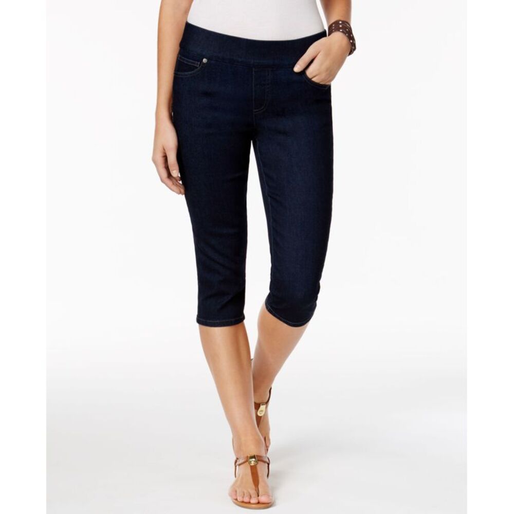 Petite Avery Pull-On Skimmer Shorts Rinse PM